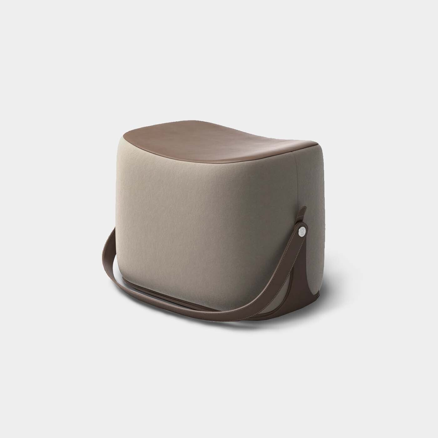Pouf Borsetta cream | First House Furniture Dubai - Image 2