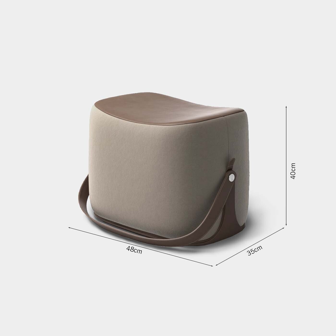 Pouf Borsetta cream | First House Furniture Dubai - Image 3