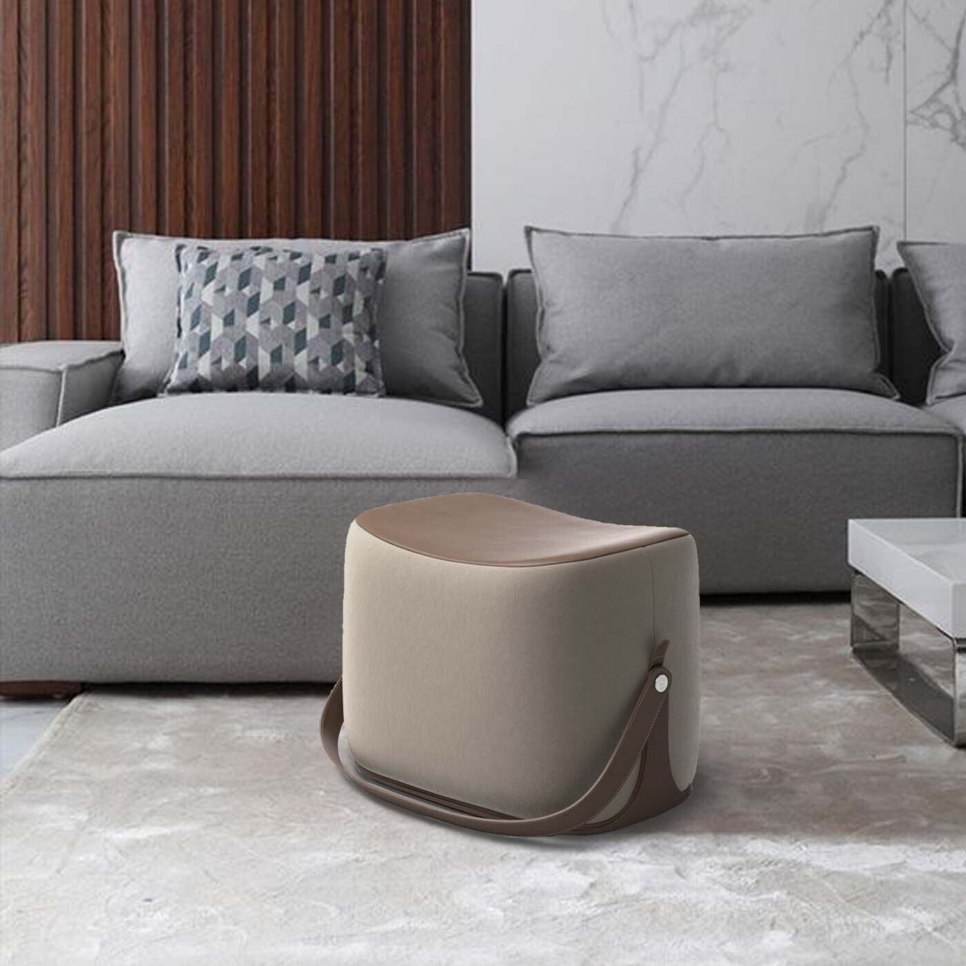 Pouf Borsetta cream | First House Furniture Dubai - Image 5