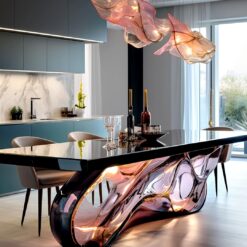 Crystal table GCF-137 | First House Furniture Dubai