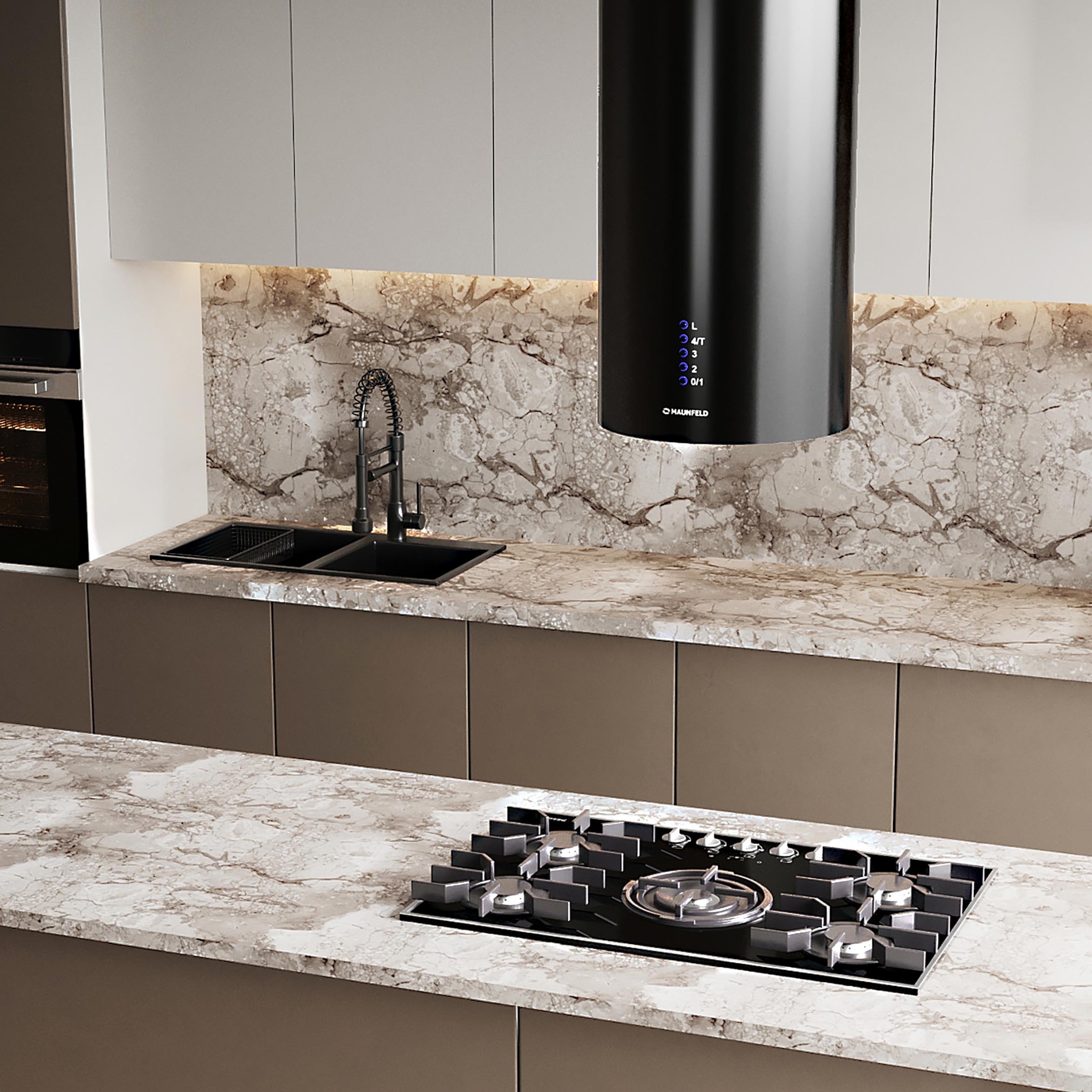 Kitchen furniture set Cappuccino | First House Furniture Dubai - Image 2
