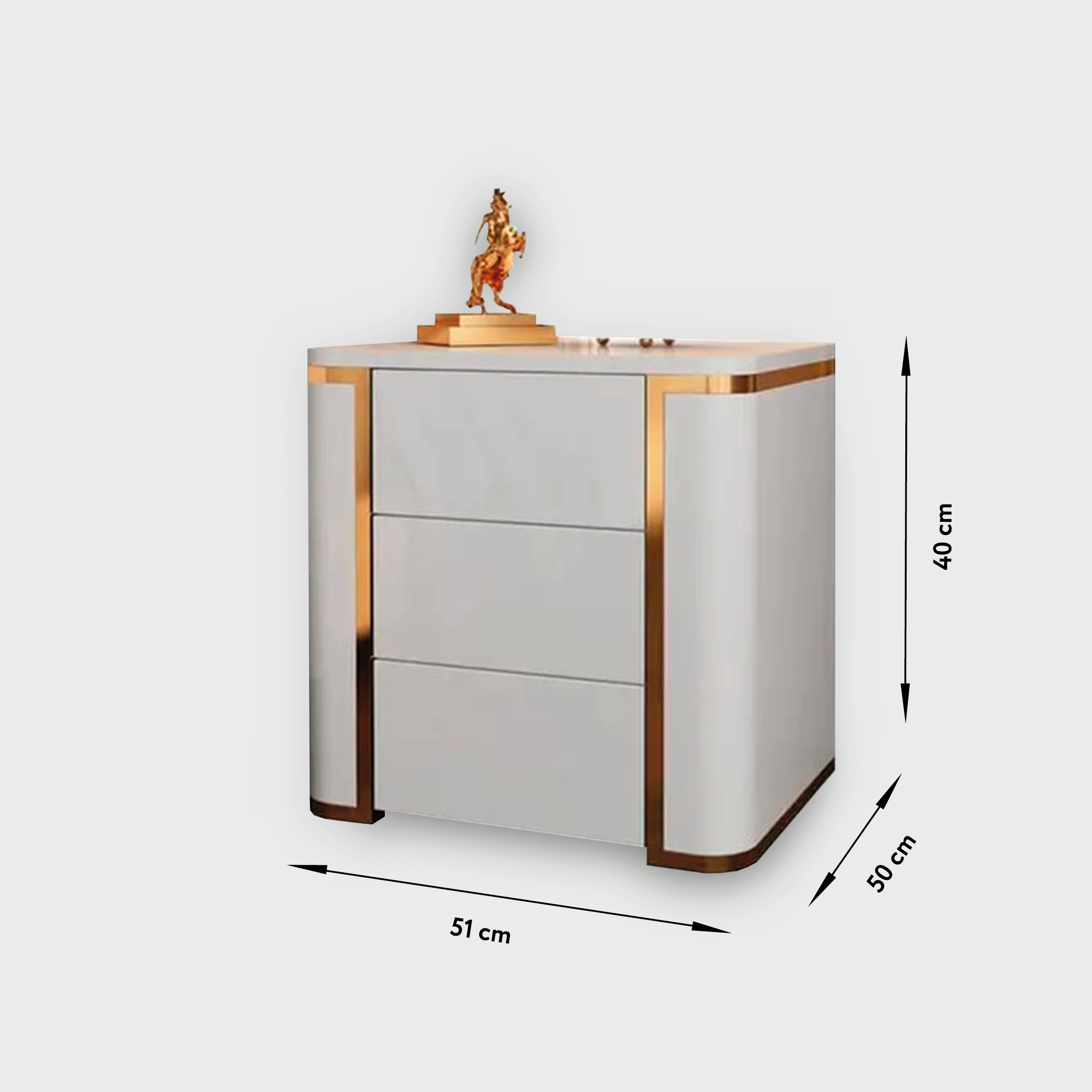 Bedside table Wise | First House Furniture Dubai - Image 2